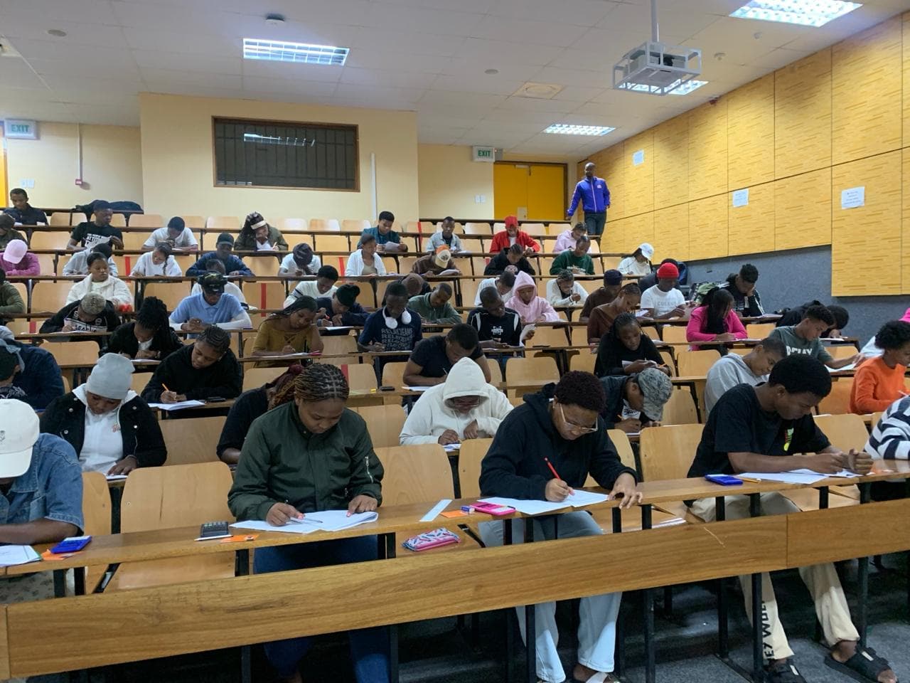 Learners in a teaching session